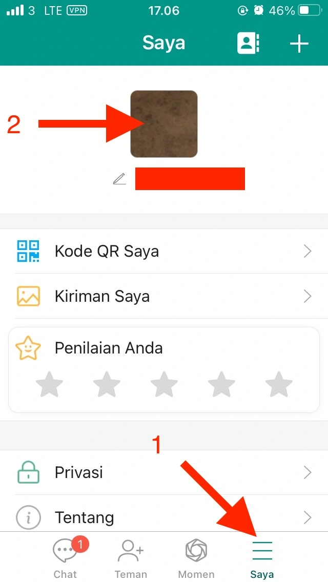 Cara Mengganti Foto Profil MiChat by Androbuntu 1