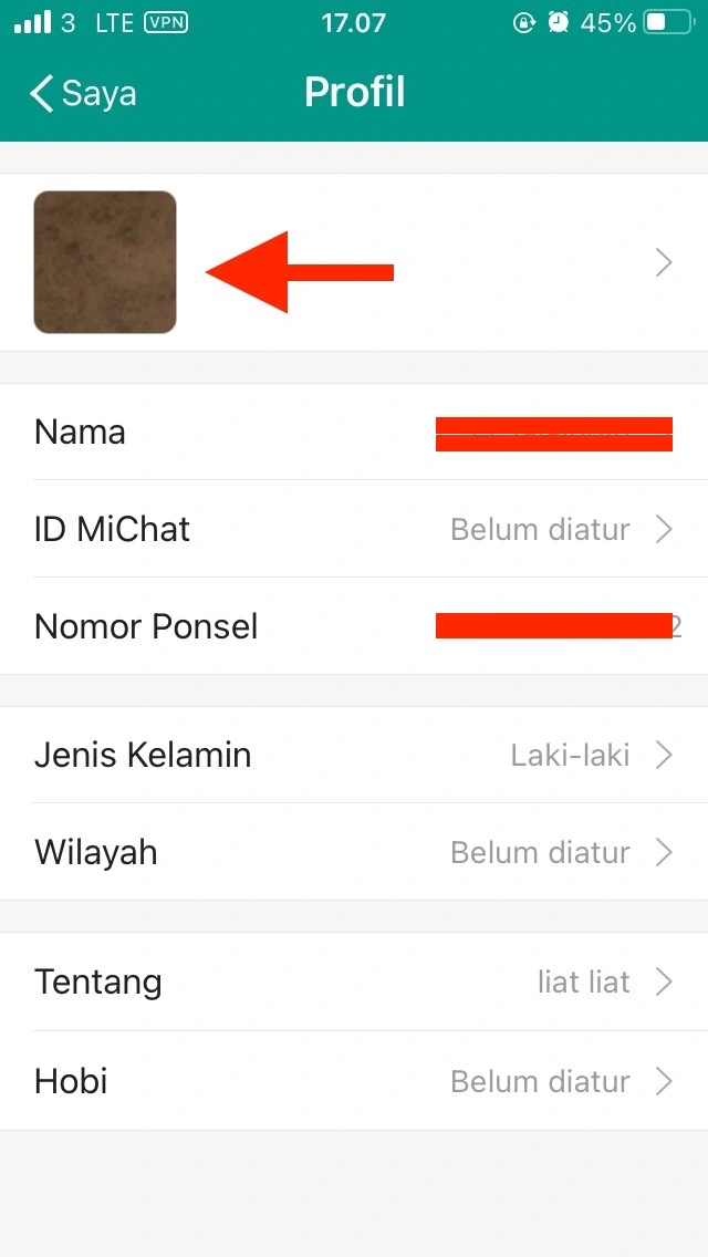 Cara Mengganti Foto Profil MiChat by Androbuntu 2