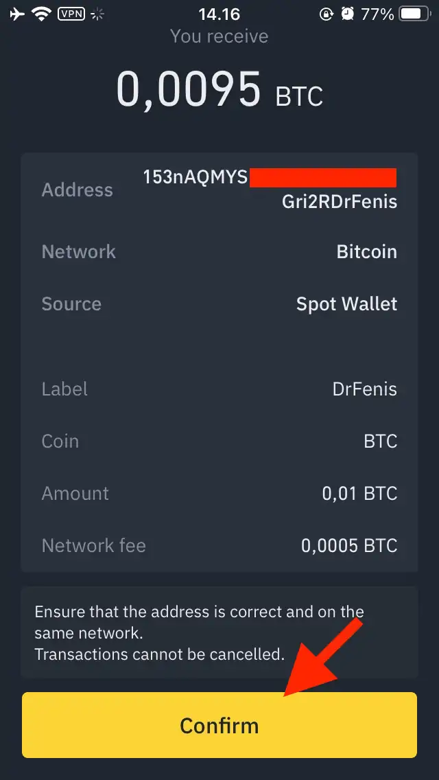 Cara Transfer Cryptocurrency dari Binance ke Pintu by Androbuntu 7