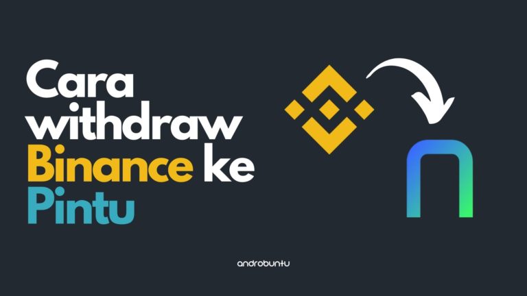 Cara Withdraw Binance ke Pintu by Androbuntu