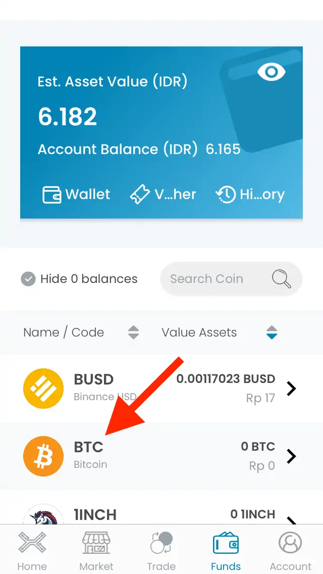 Cara Melihat Alamat Wallet di Akun Indodax by Androbuntu 2