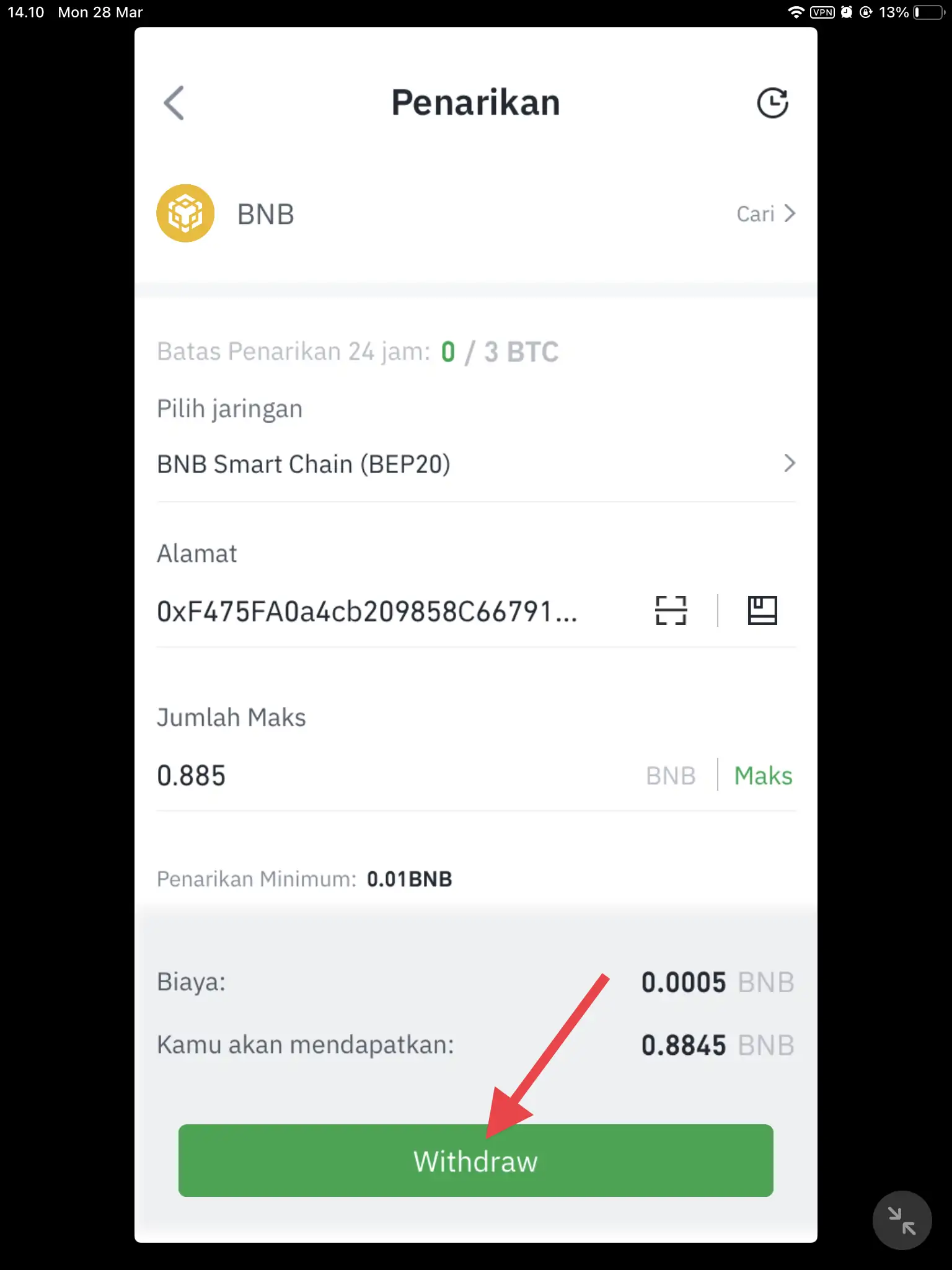 Cara Deposit MetaMask by Androbuntu 6