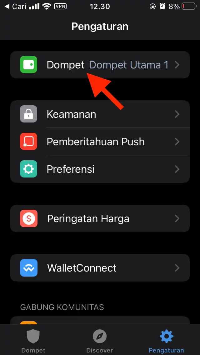 Cara Melihat Secret Phrase di Trust Wallet by Androbuntu 2