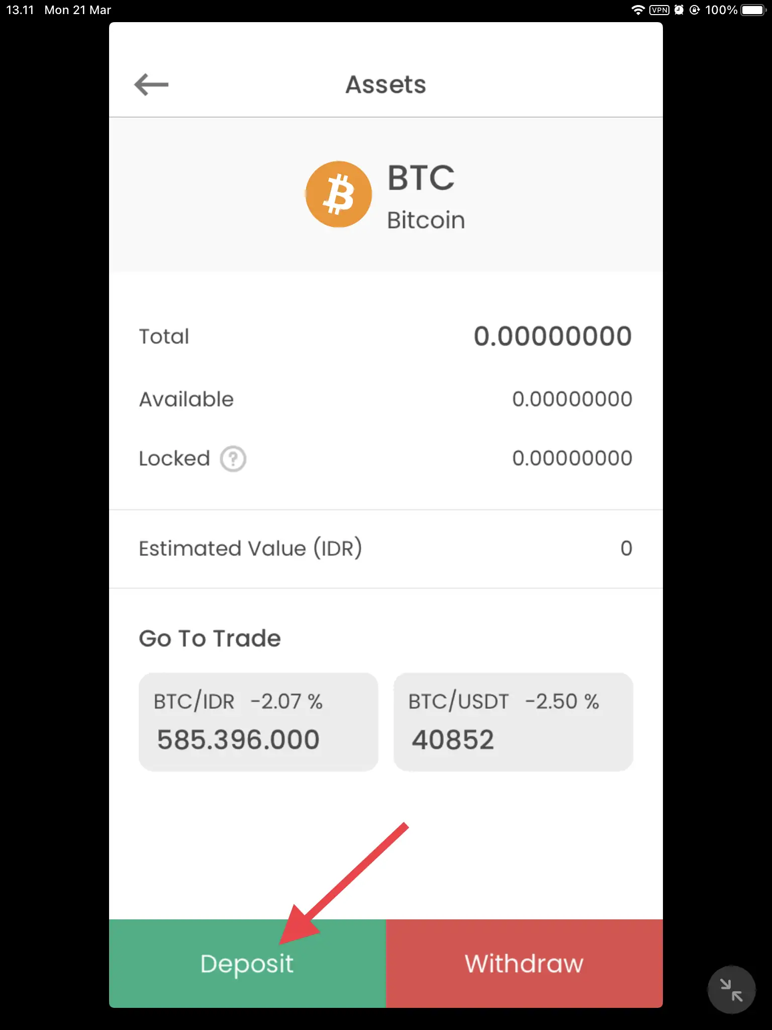Cara Menerima Bitcoin di Indodax by Androbuntu 3