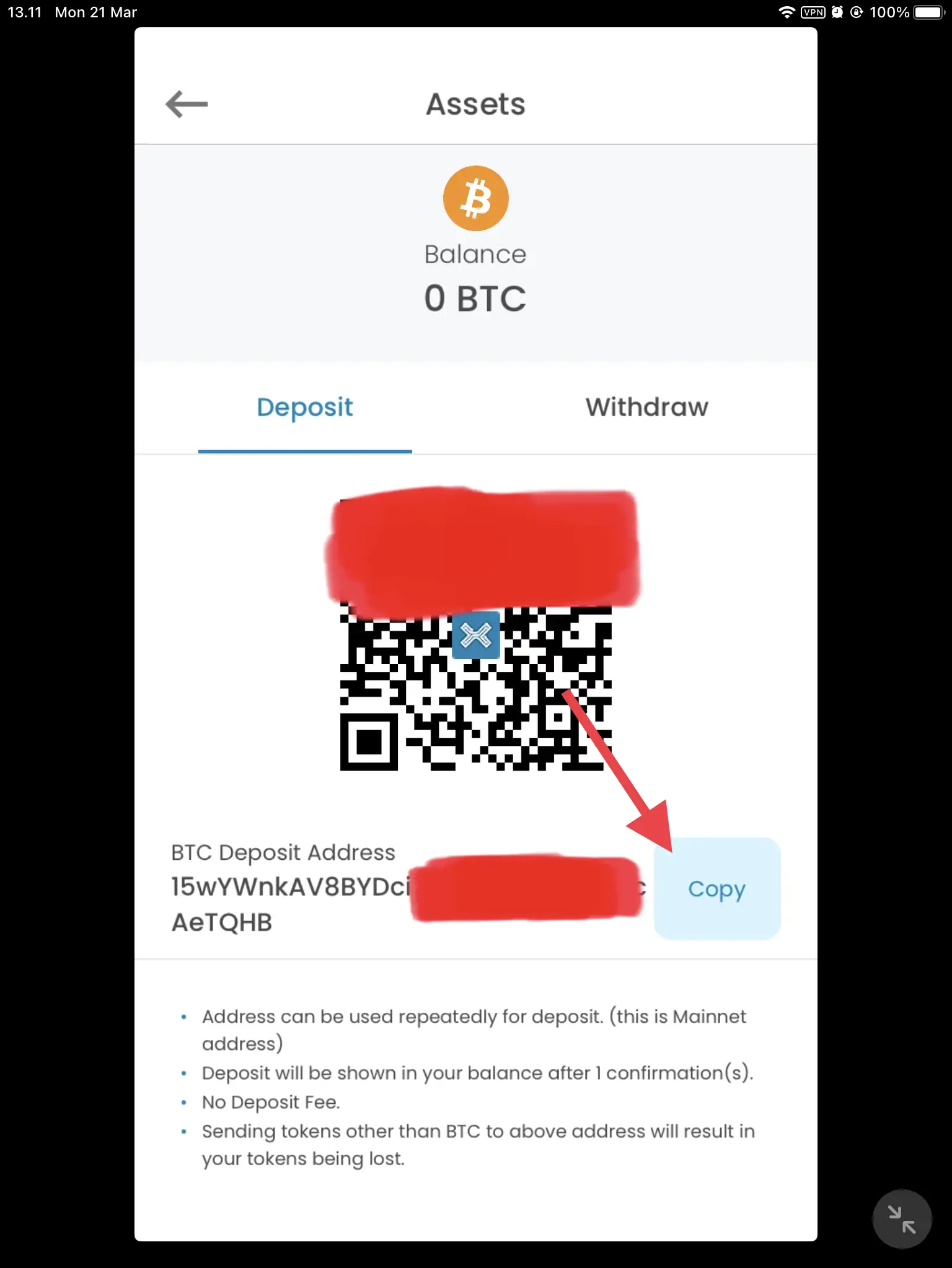 Cara Menerima Bitcoin di Indodax by Androbuntu 4