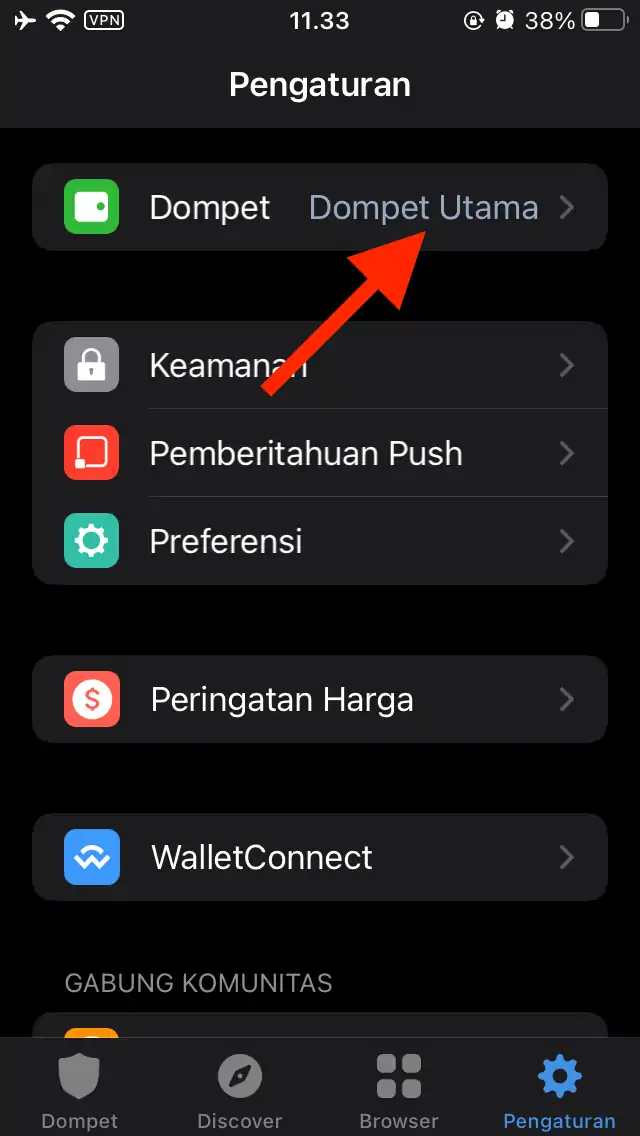 Cara Menggunakan Beberapa Wallet di Trust Wallet by Androbuntu 2