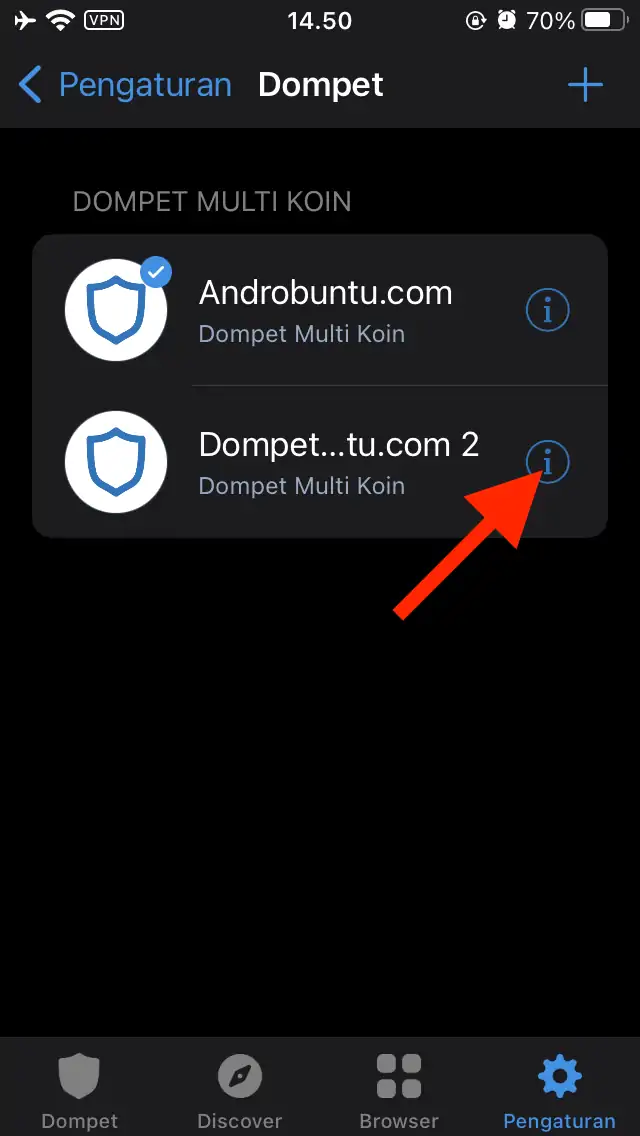 Cara Menghubungkan MetaMask dengan Trust Wallet by Androbuntu 3