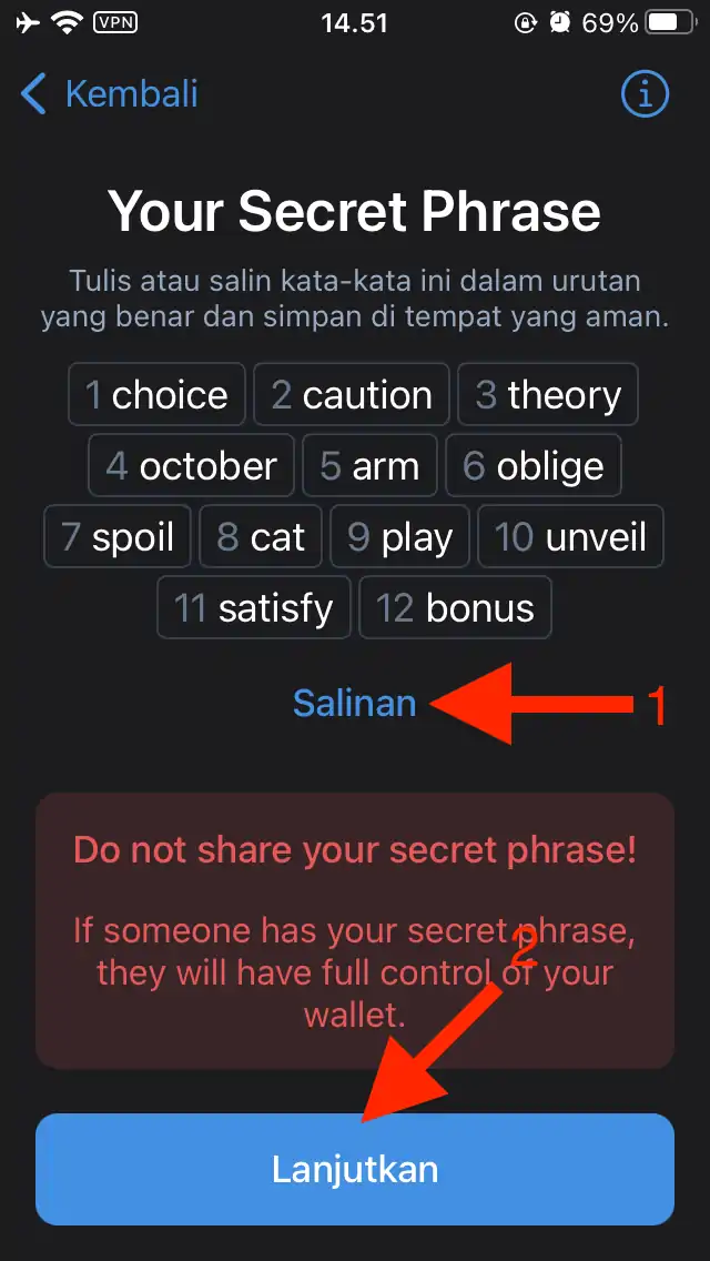 Cara Menghubungkan MetaMask dengan Trust Wallet by Androbuntu 6