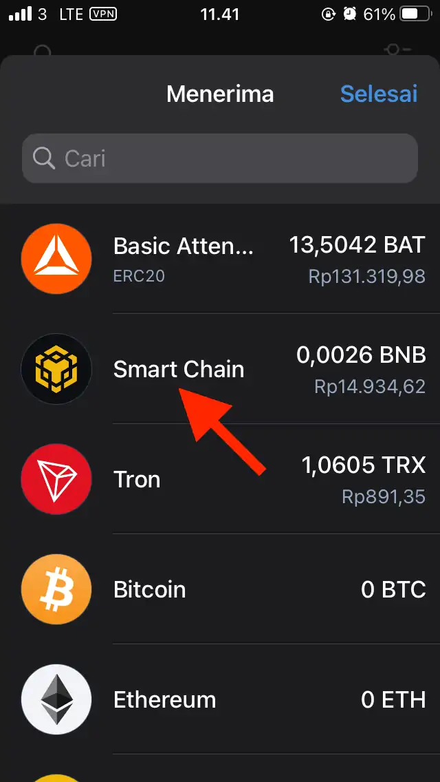 Cara Mengirim dan Menerima Kripto di Trust Wallet by Androbuntu 2