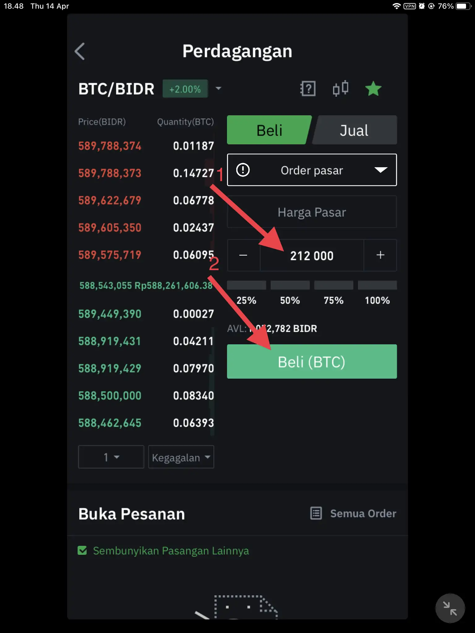 Cara Beli Bitcoin atau Kripto Lainnya Menggunakan Gopay by Androbuntu 10