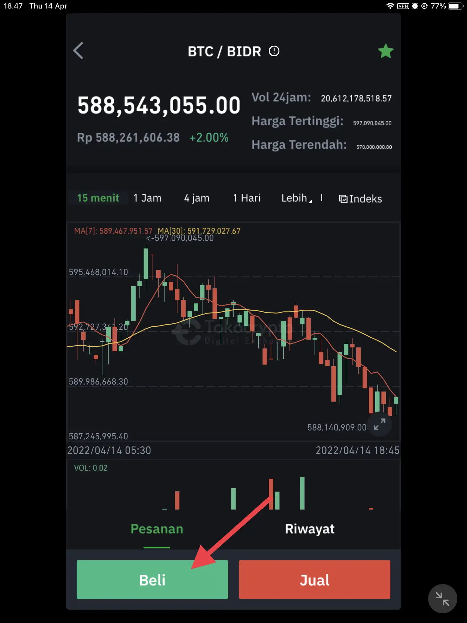 Cara Beli Bitcoin atau Kripto Lainnya Menggunakan Gopay by Androbuntu 9