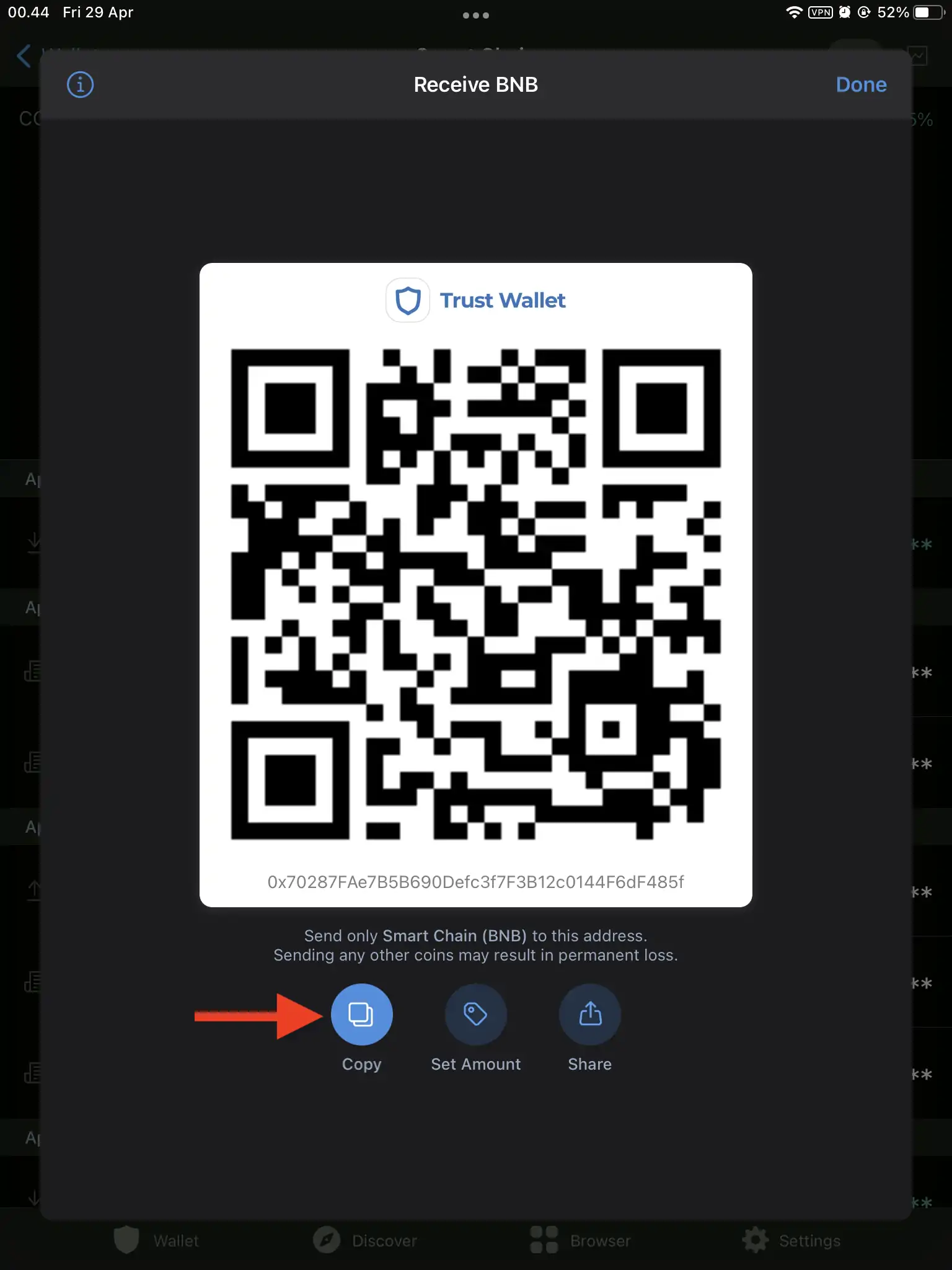 Cara Kirim BNB dari Binance ke Trust Wallet by Androbuntu 3