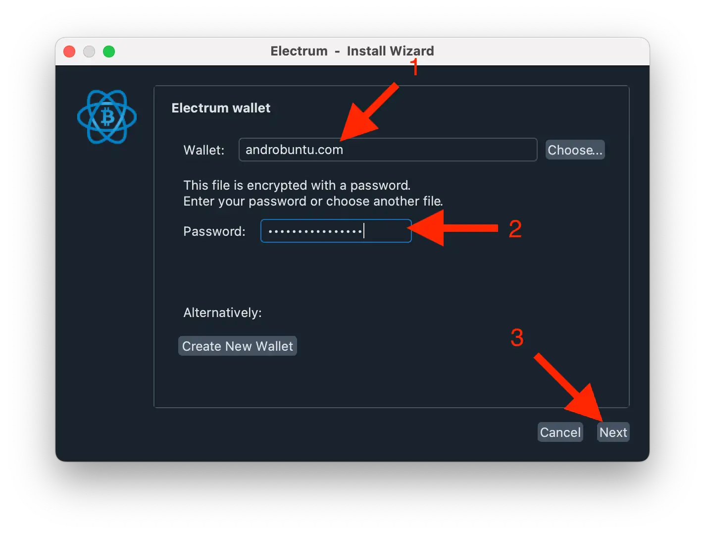 Cara Menerima dan Mengirim Bitcoin di Electrum by Androbuntu 1