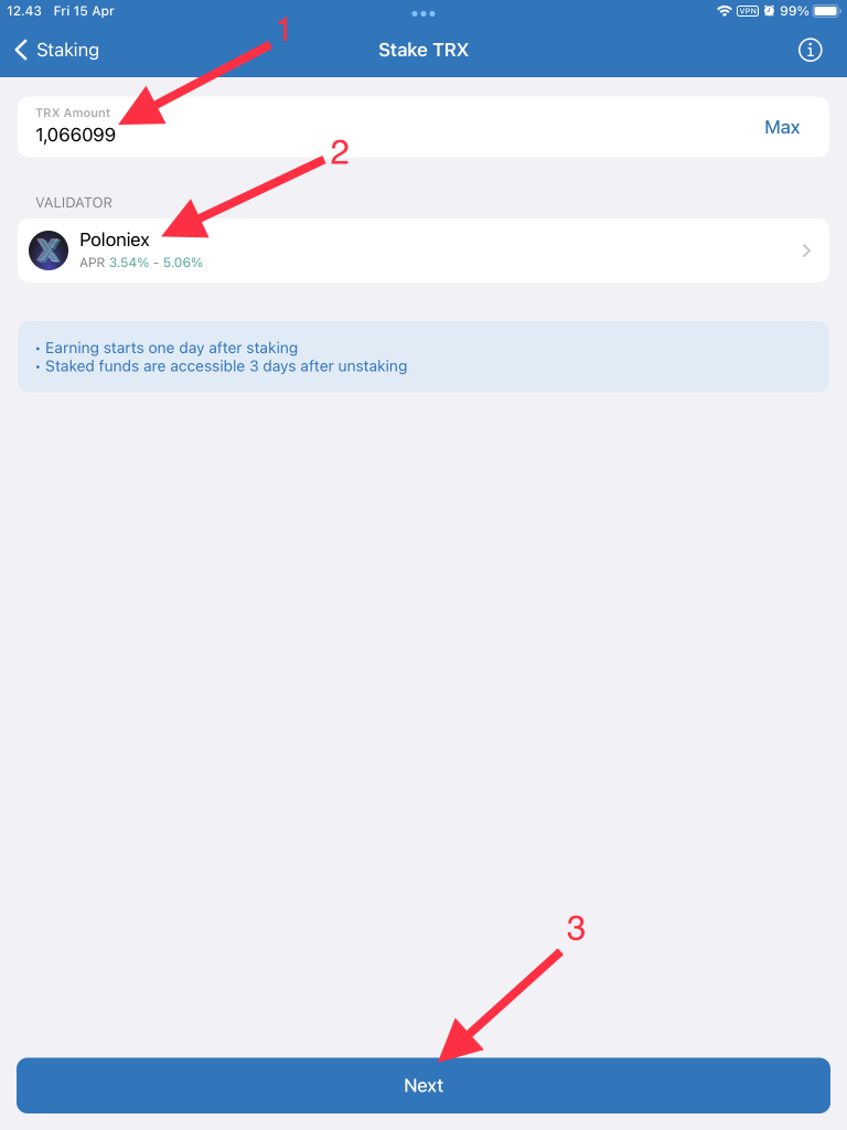 Cara Staking Tron di Trust Wallet by Androbuntu 4