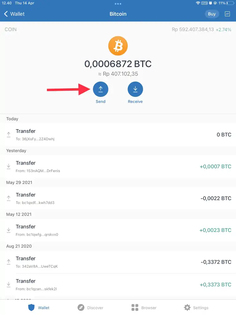 Cara Withdraw Trust Wallet ke OVO by Androbuntu 9