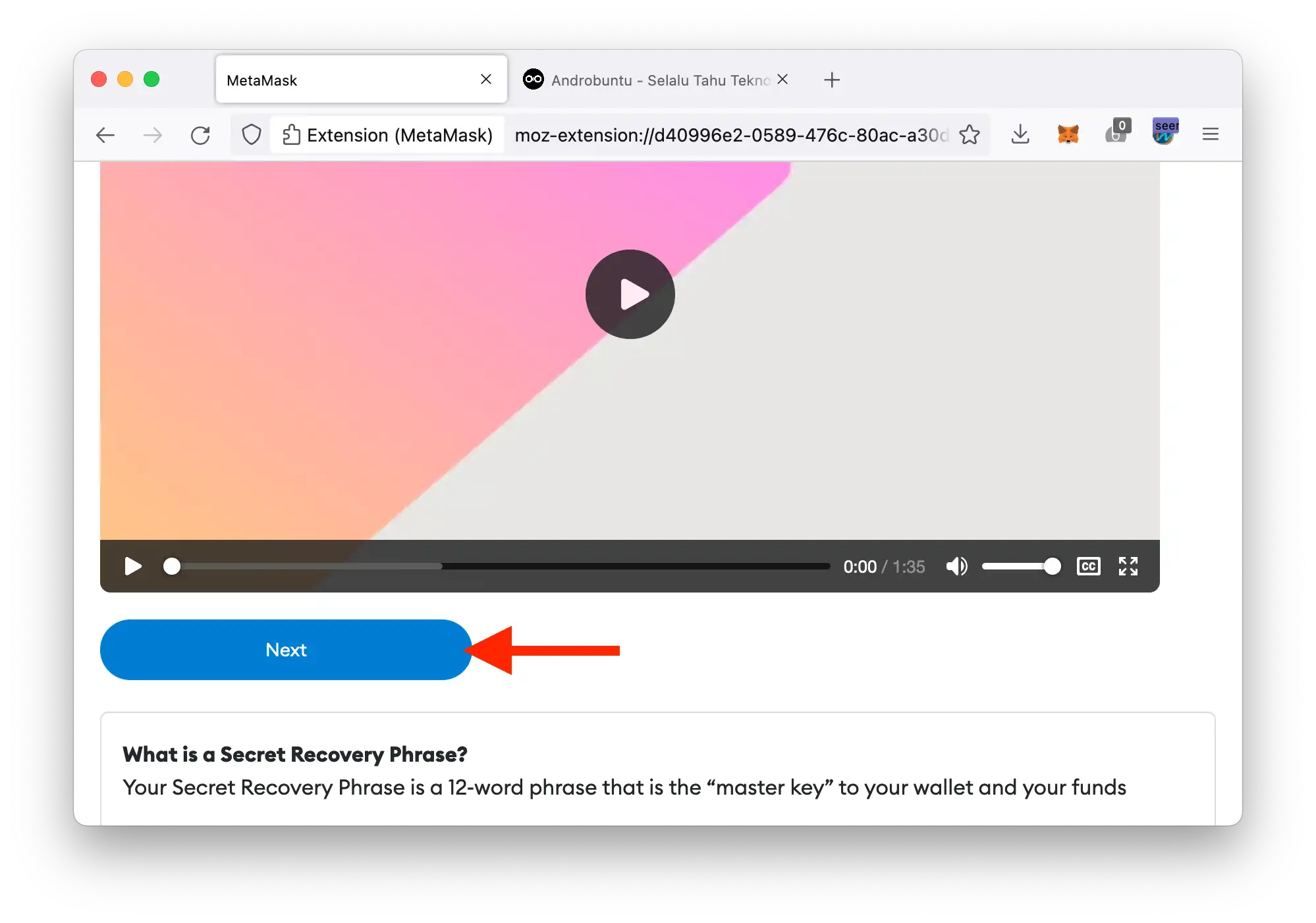 Cara Membuat Wallet Ethereum Menggunakan MetaMask by Androbuntu 5