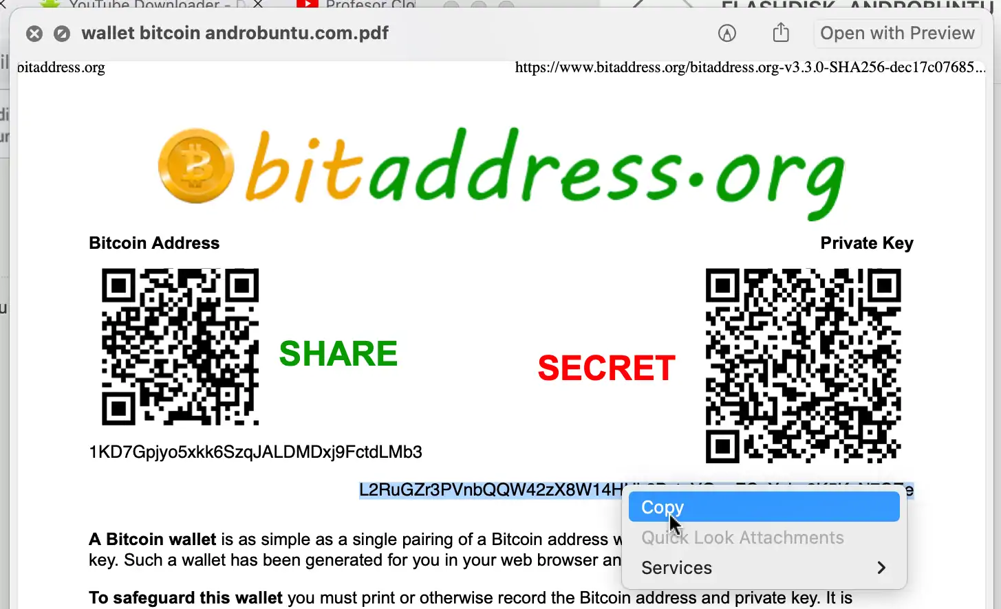 Cara Menyimpan Bitcoin di Flashdisk by Androbuntu 11