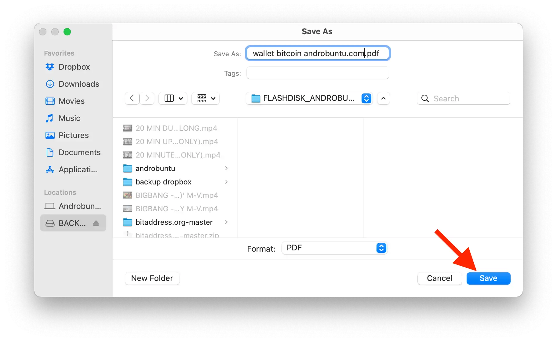 Cara Menyimpan Bitcoin di Flashdisk by Androbuntu 5