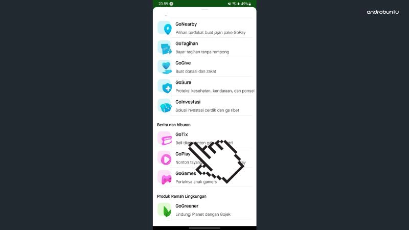 Cara Beli Tiket Bioskop di Aplikasi Gojek by Androbuntu 2