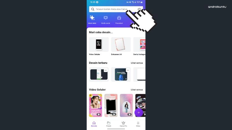Cara Membuat CV Menggunakan Canva by Androbuntu 1