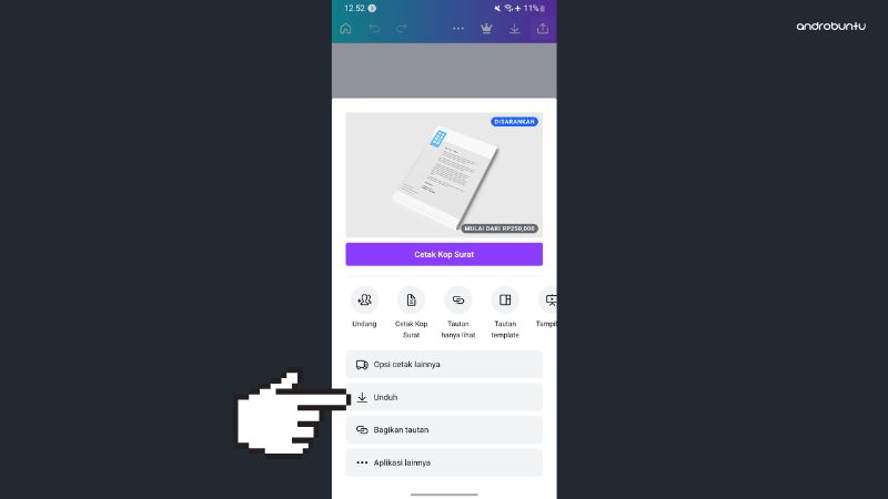 Cara Membuat CV Menggunakan Canva by Androbuntu 7