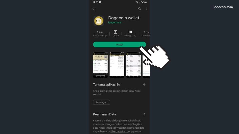 Cara Membuat Dompet Dogecoin di HP Android by Androbuntu 1