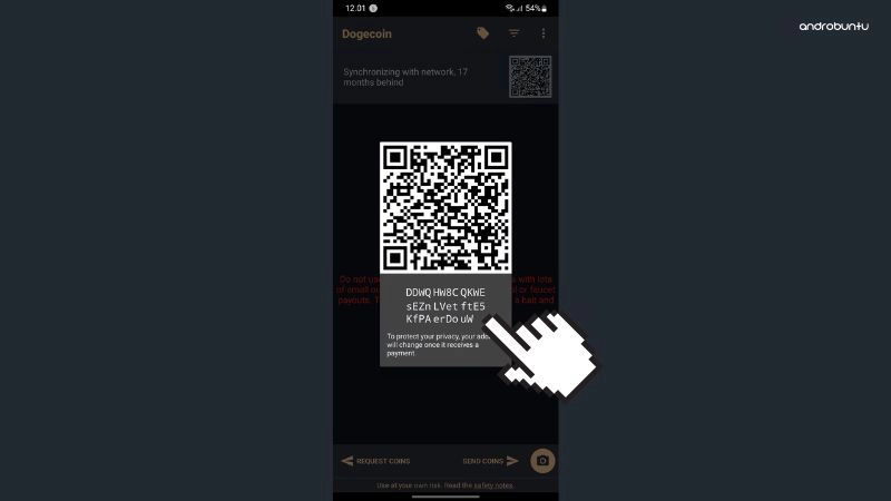 Cara Membuat Dompet Dogecoin di HP Android by Androbuntu 3