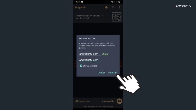 Cara Membuat Dompet Dogecoin di HP Android by Androbuntu 7