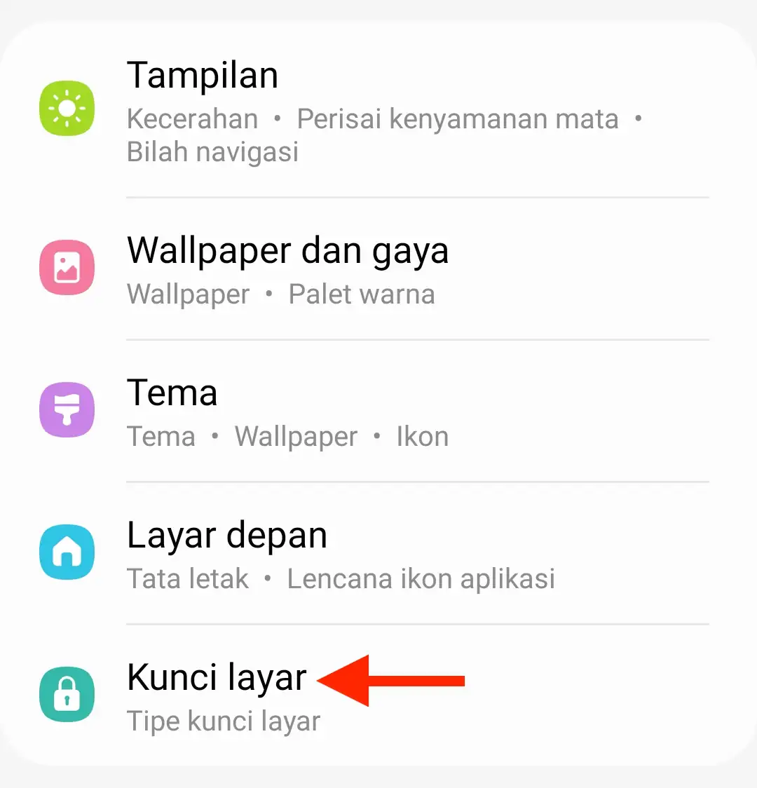 Cara Menampilkan Notifikasi di Lockscreen HP Samsung by Androbuntu 1