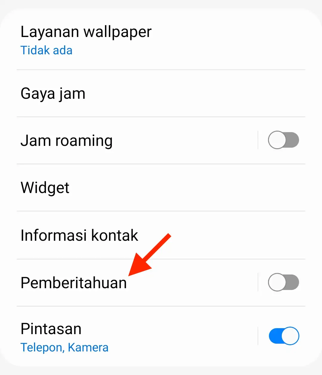 Cara Menampilkan Notifikasi di Lockscreen HP Samsung by Androbuntu 2