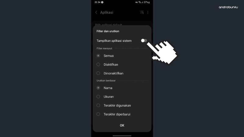 Cara Mengaktifkan Aplikasi yang Dinonaktifkan di HP Samsung by Androbuntu 3