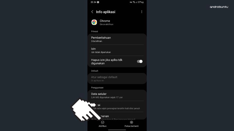 Cara Mengaktifkan Aplikasi yang Dinonaktifkan di HP Samsung by Androbuntu 5