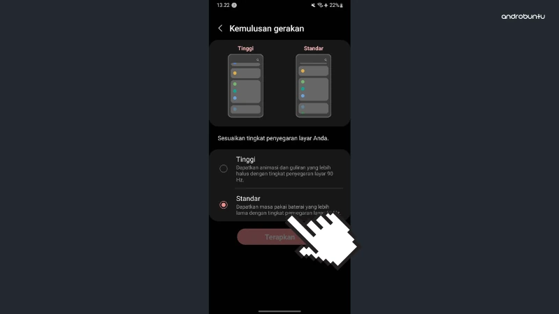 Cara Mengatur Refresh Rate Layar di HP Samsung by Androbuntu 3