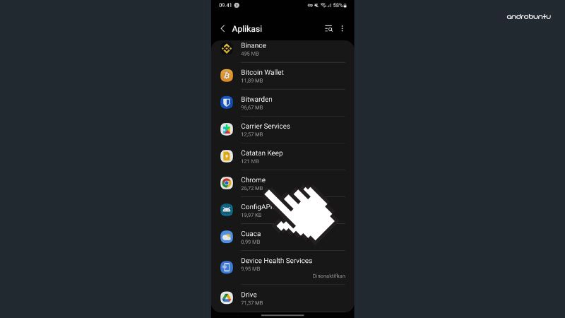Cara Menjadikan Google Chrome Sebagai Browser Default di HP Samsung by Androbuntu 2