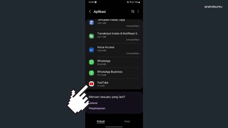 Cara Menonaktifkan YouTube di HP Samsung by Androbuntu 3