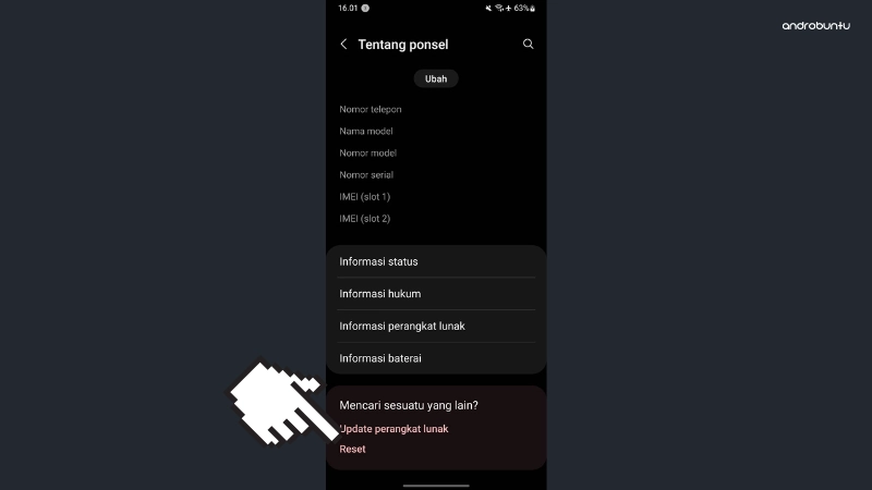 Cara Reset HP Samsung by Androbuntu 2