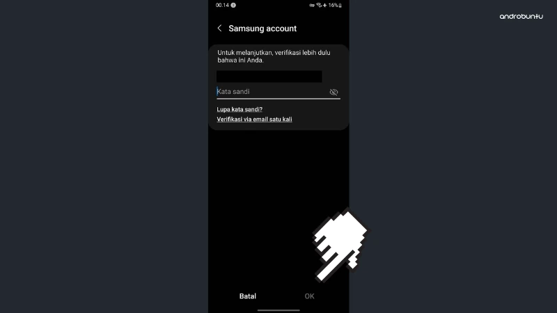 Cara Keluar Akun Samsung by Androbuntu 4