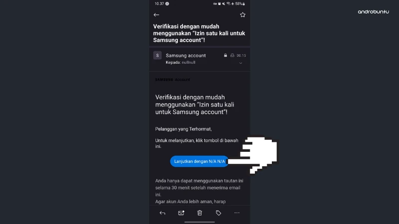 Cara Keluar Akun Samsung by Androbuntu 5
