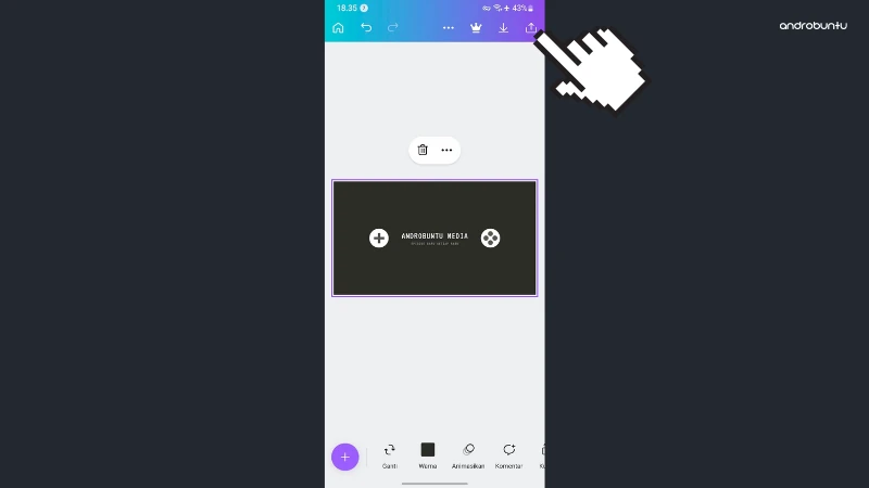 Cara Membuat Banner YouTube di Canva by Androbuntu 10