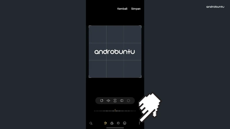 Cara Memotong Gambar dan Foto di HP Samsung by Androbuntu 4