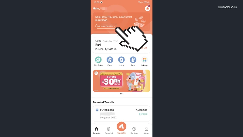 Cara Mendapatkan Uang dari Flip by Androbuntu 1