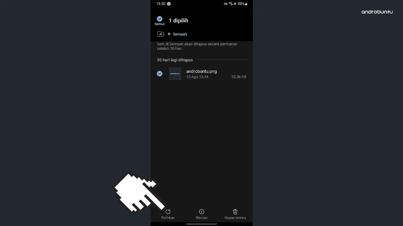 Cara Mengembalikan File di HP Samsung by Androbuntu 3