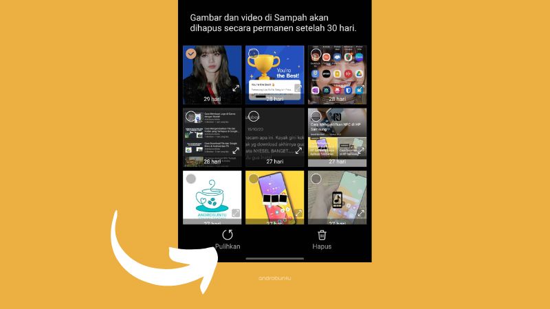 Cara Mengembalikan Foto di HP Samsung