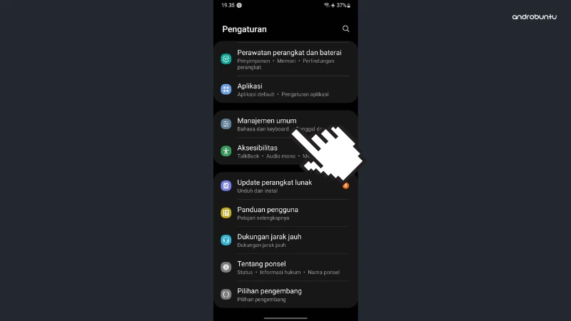 Cara Mengganti Jam dan Tanggal di HP Samsung by Androbuntu 1