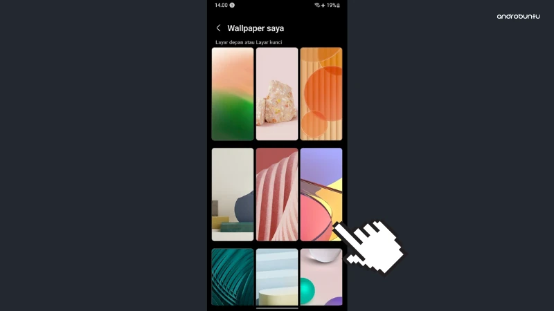 Cara Mengganti Wallpaper di HP Samsung by Androbuntu 4