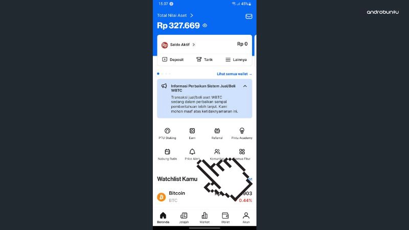 Cara Menggunakan Fitur Price Alert di Aplikasi Pintu by Androbuntu 1