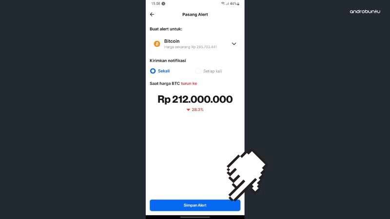Cara Menggunakan Fitur Price Alert di Aplikasi Pintu by Androbuntu 3