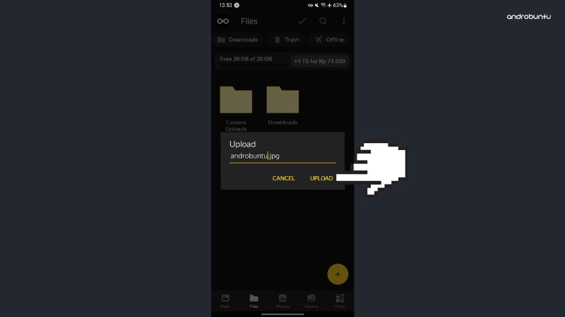 Cara Upload File ke Yandex Disk by Androbuntu 4