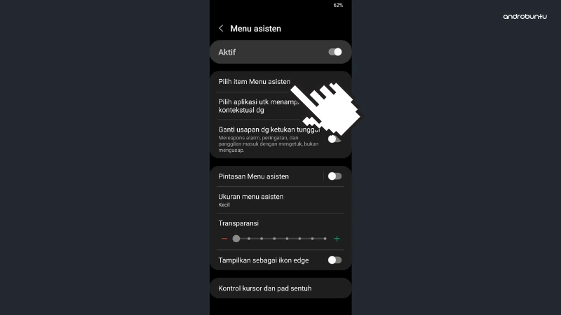 Cara Mengaktifkan Assistive Touch di HP Samsung by Androbuntu 4