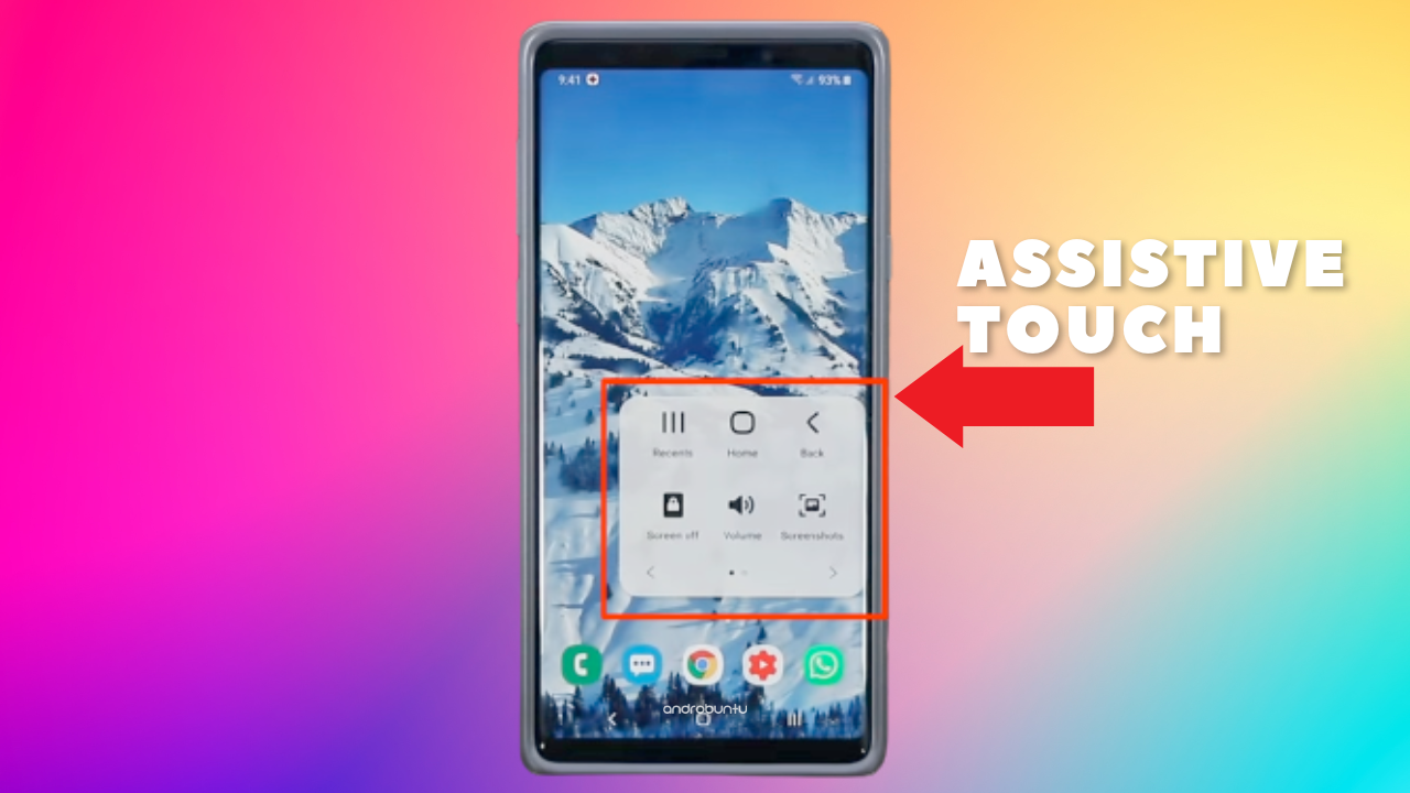 Cara Mengaktifkan Assistive Touch di HP Samsung